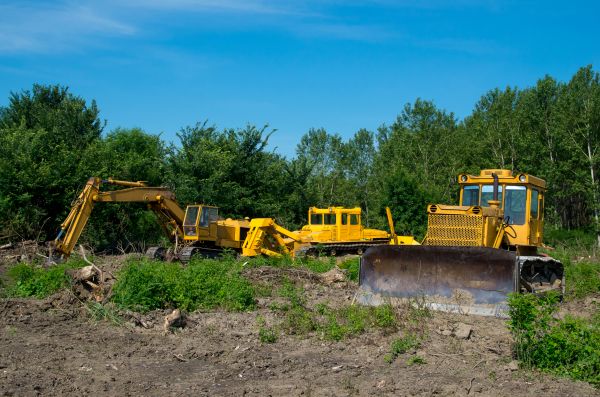 Bulldozer Clearing in Fishers